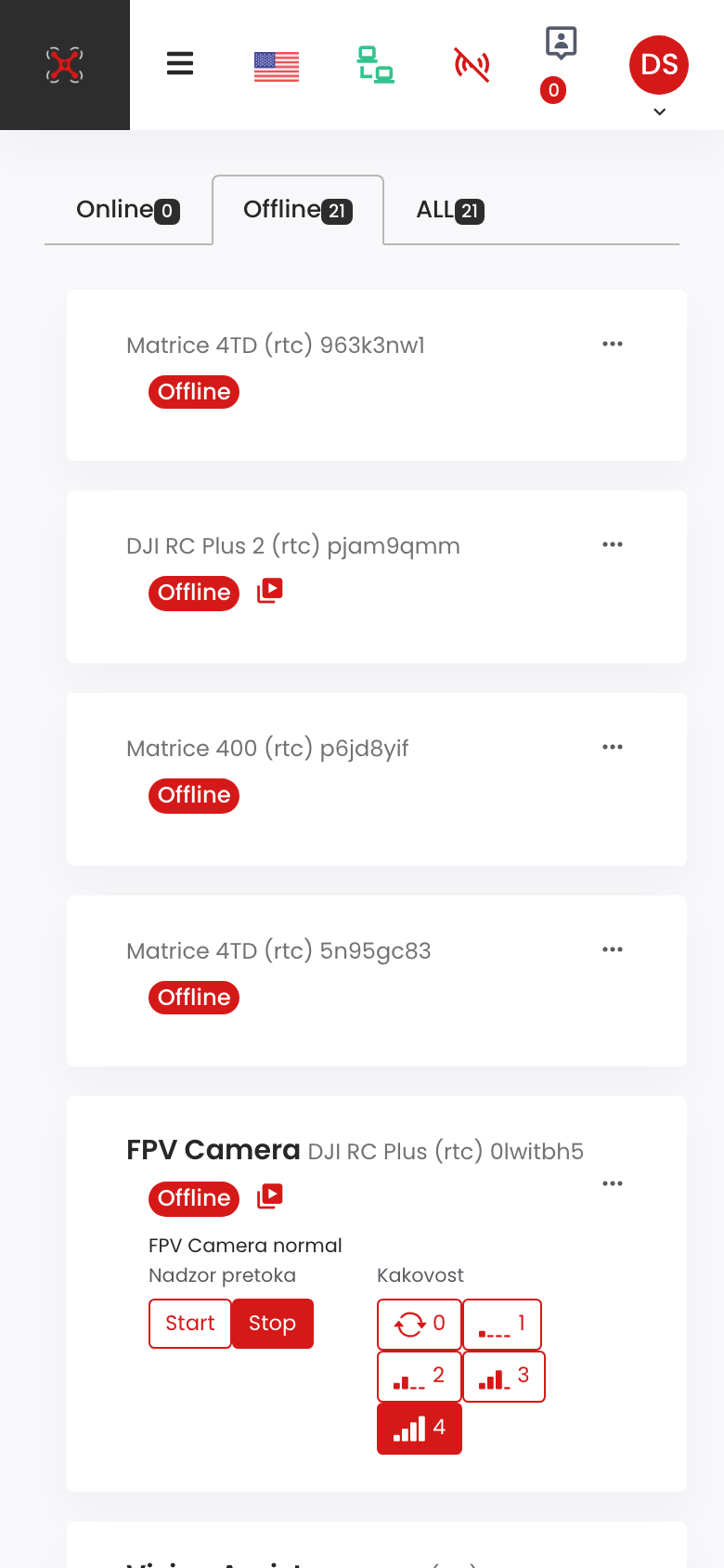 Video v živo na telefonu